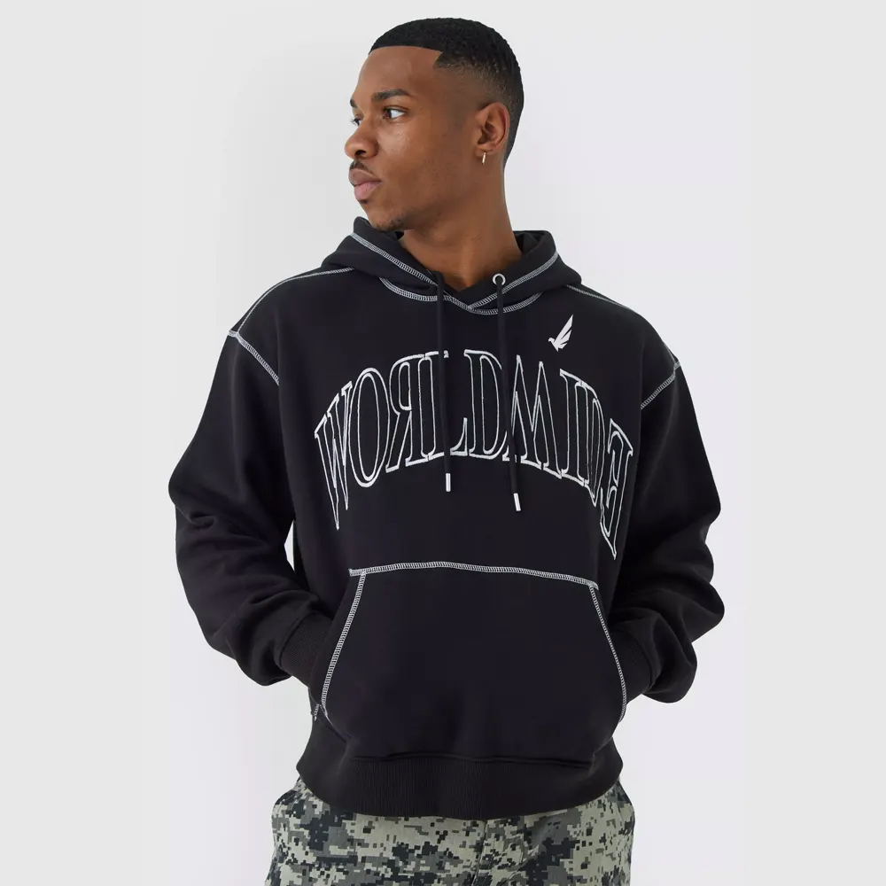 Custom Line Stitches Hoodie
