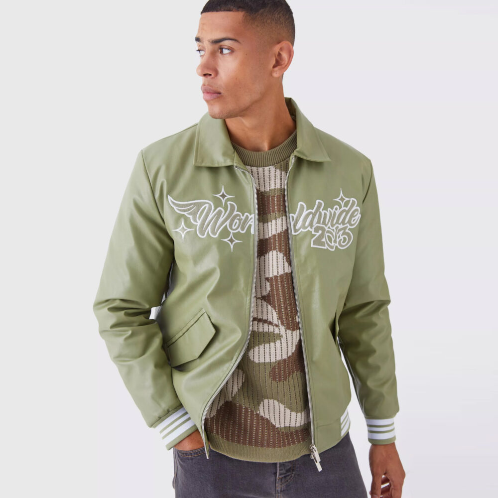Custom Collar Bomber Jacket