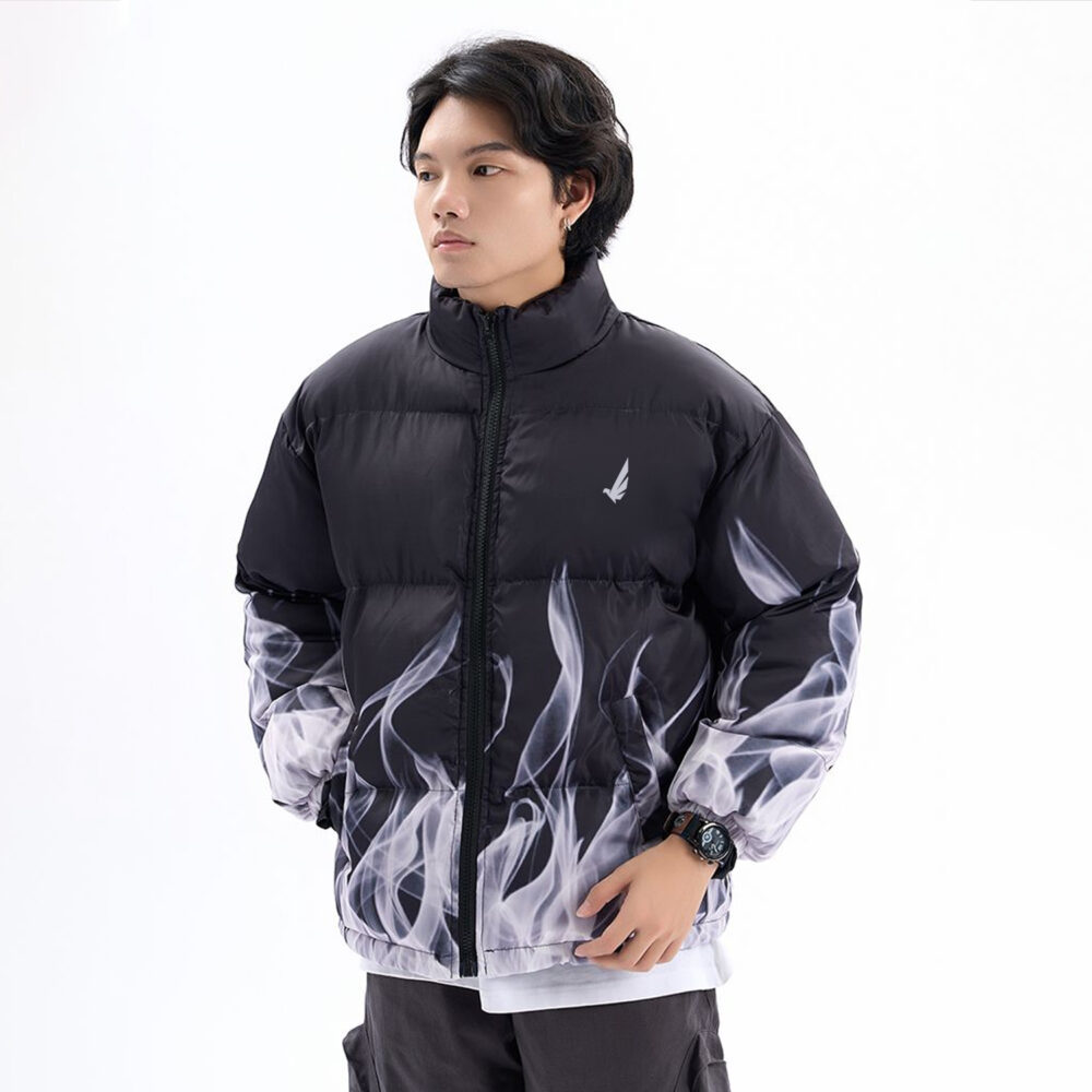 Custom Printed Puffer Jacket